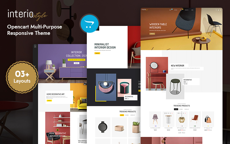 Interio- Furniture & Interior Multipurpose  OpenCart Theme