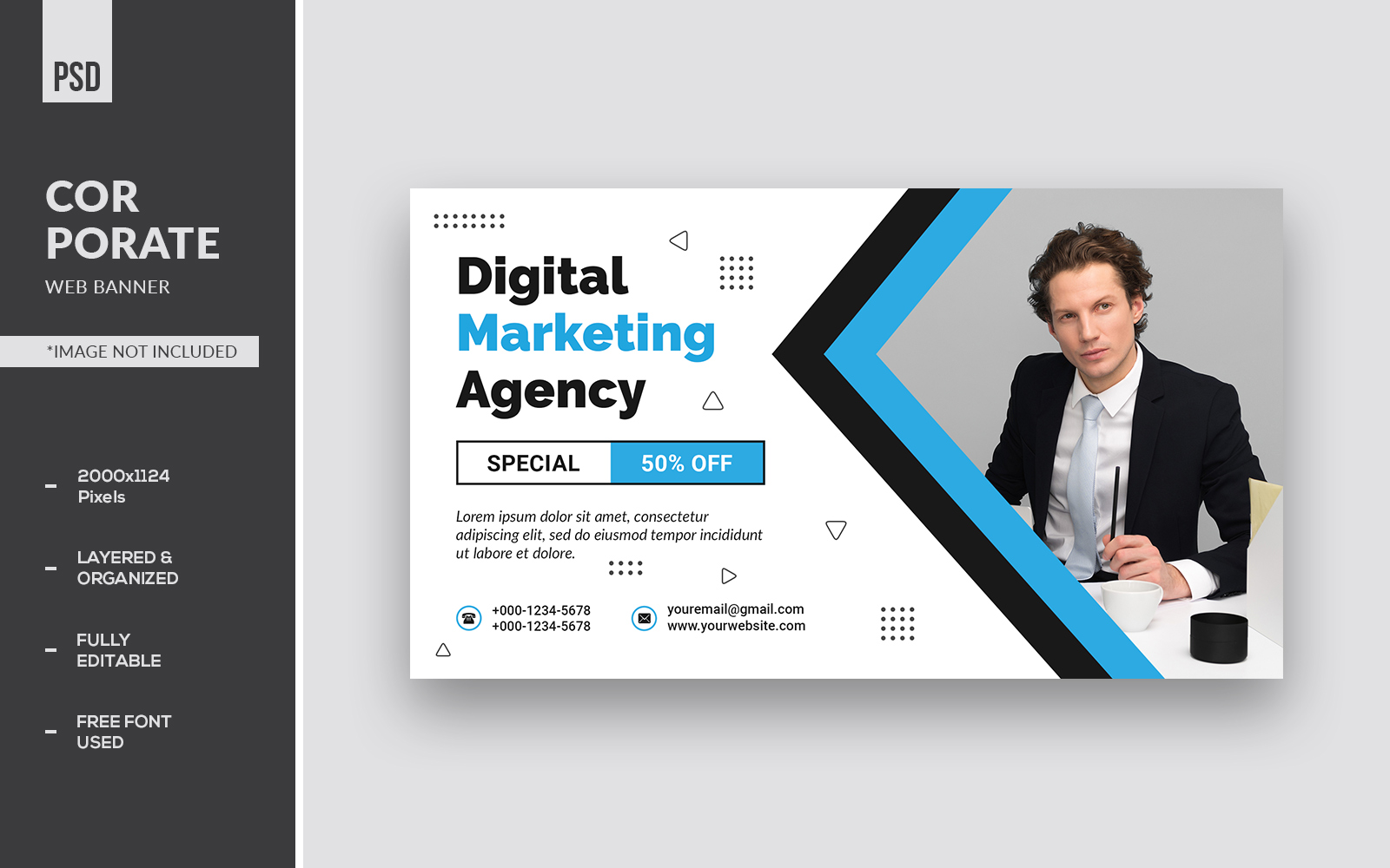 Creative Corporate Agency Web Banner Templates