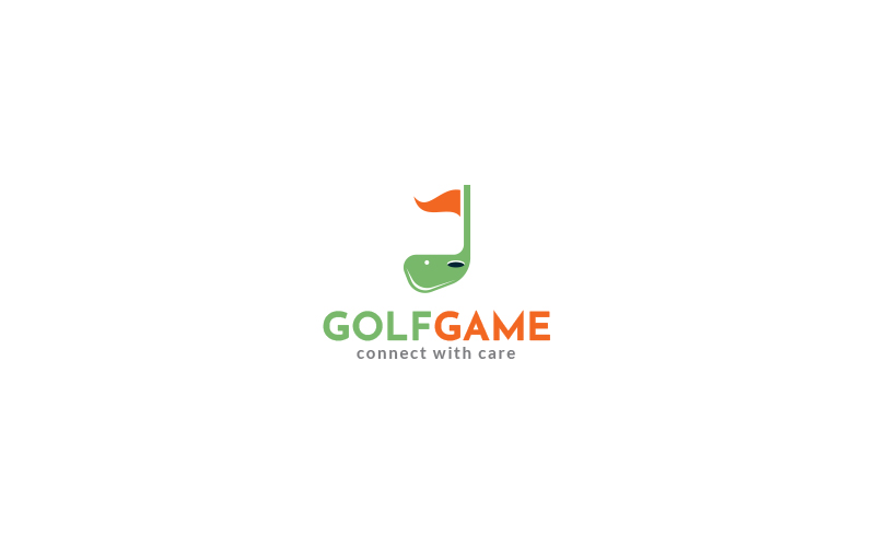 Golf Game Logo Design Template