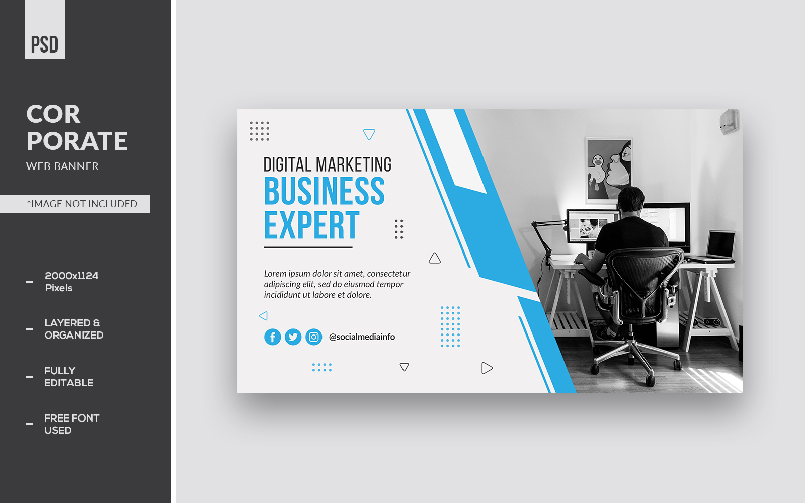 Corporate Landing Web Banner Templates