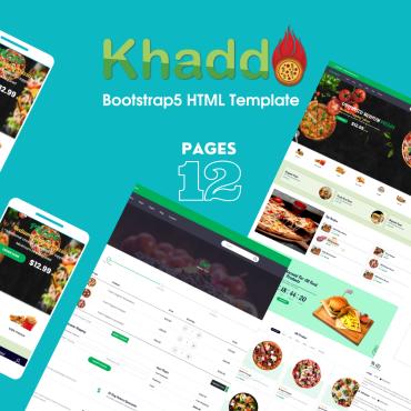 Food Delivery Website Templates 205698