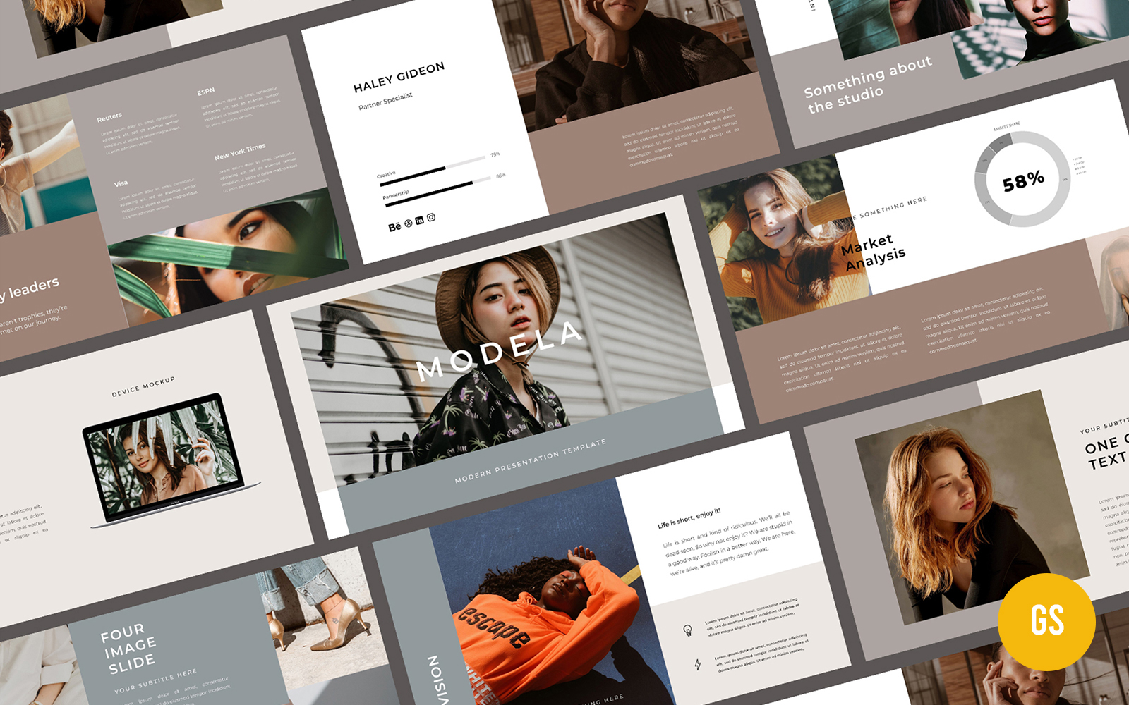 Modela Google Slides Template