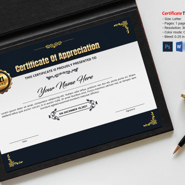 Template Award Certificate Templates 205933