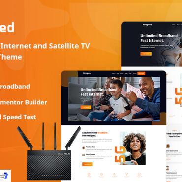 Broadband Stellate WordPress Themes 206153