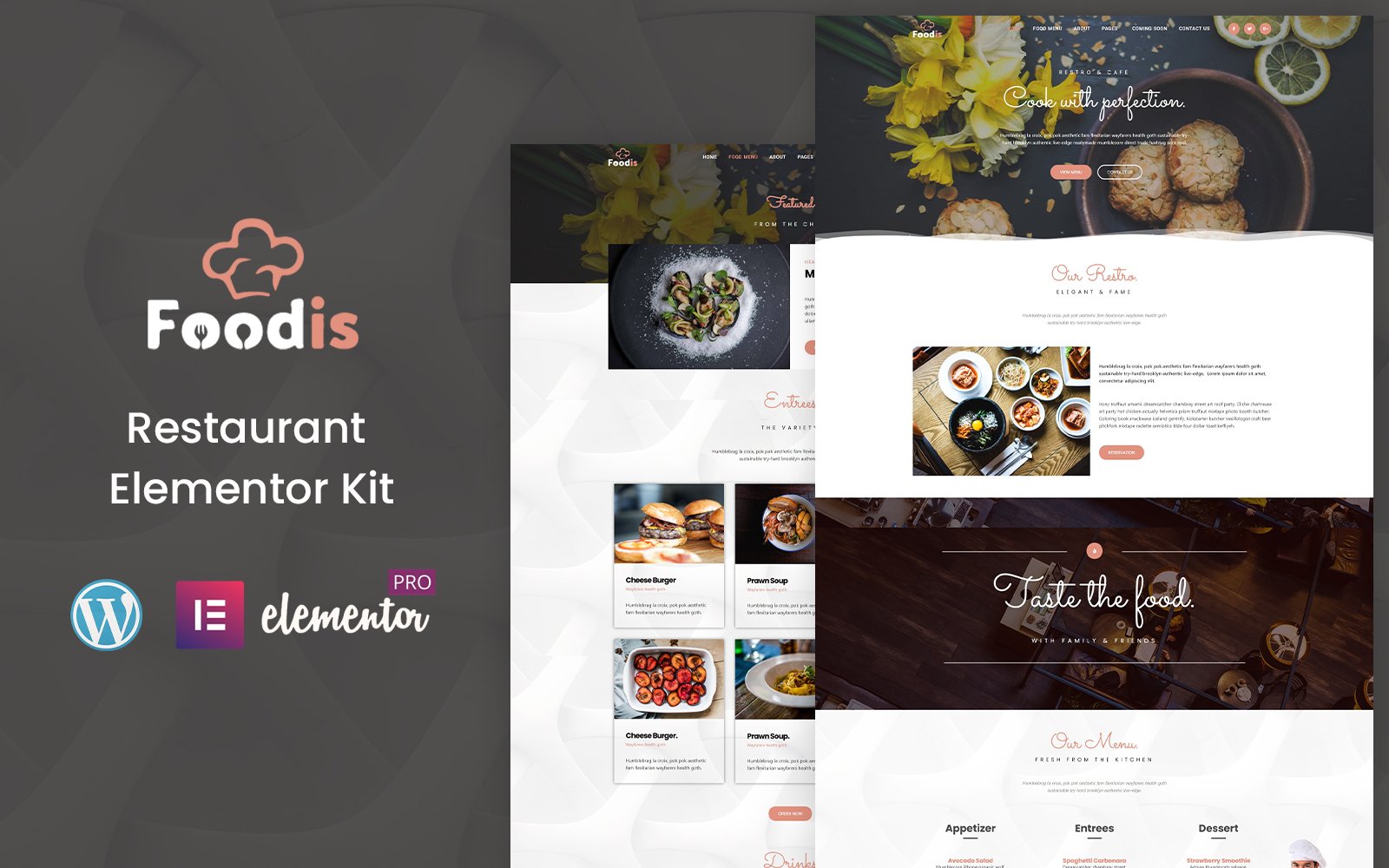 Foodis - Restaurant Ready to Use Elementor Kit