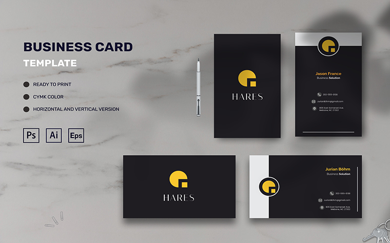 Hares - Business Card Template