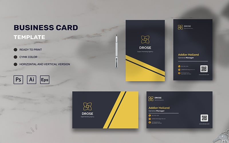 Drose - Business Card Template