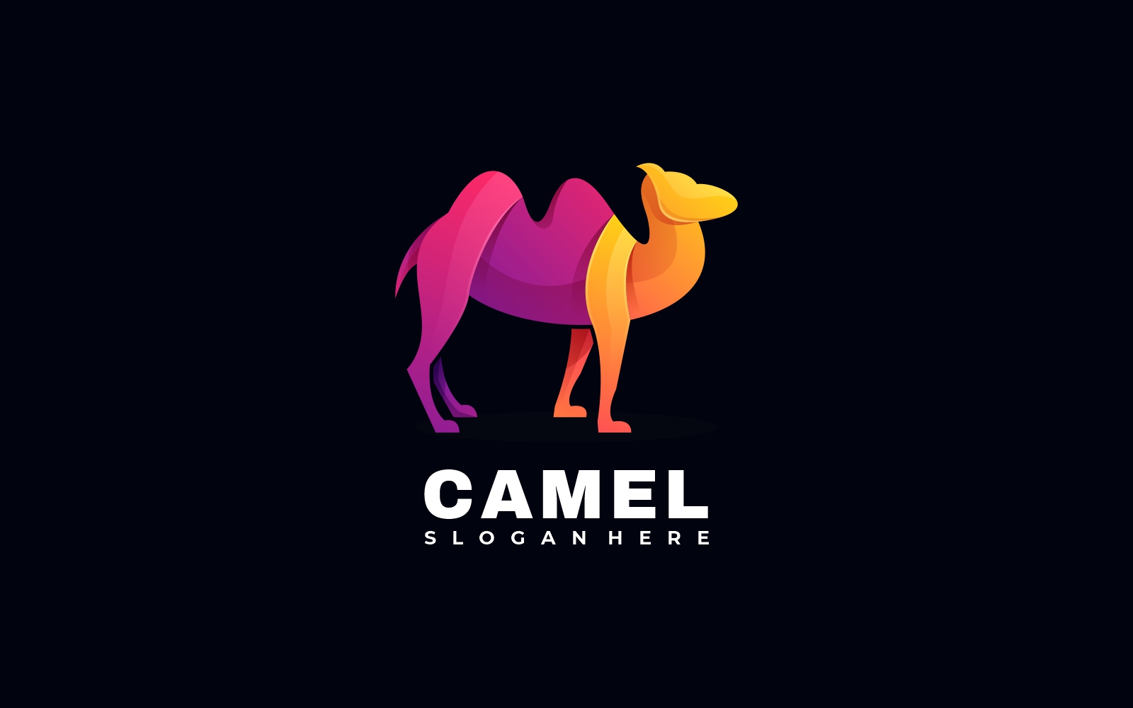 Camel Gradient Colorful Logo