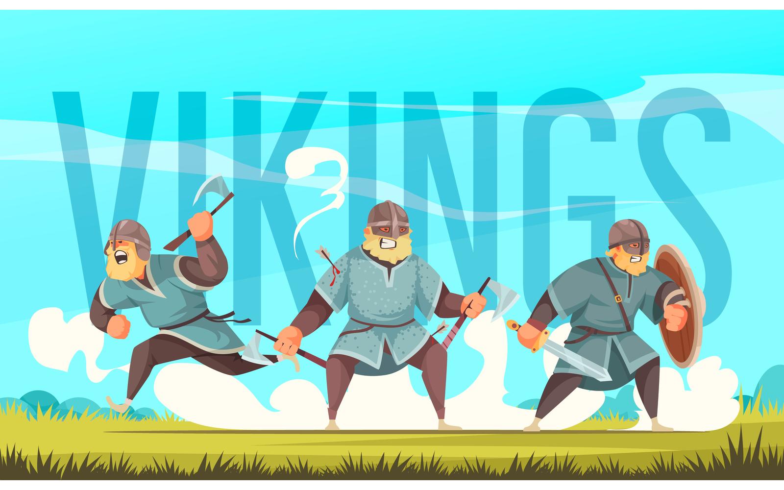 Viking Vector Illustration Concept