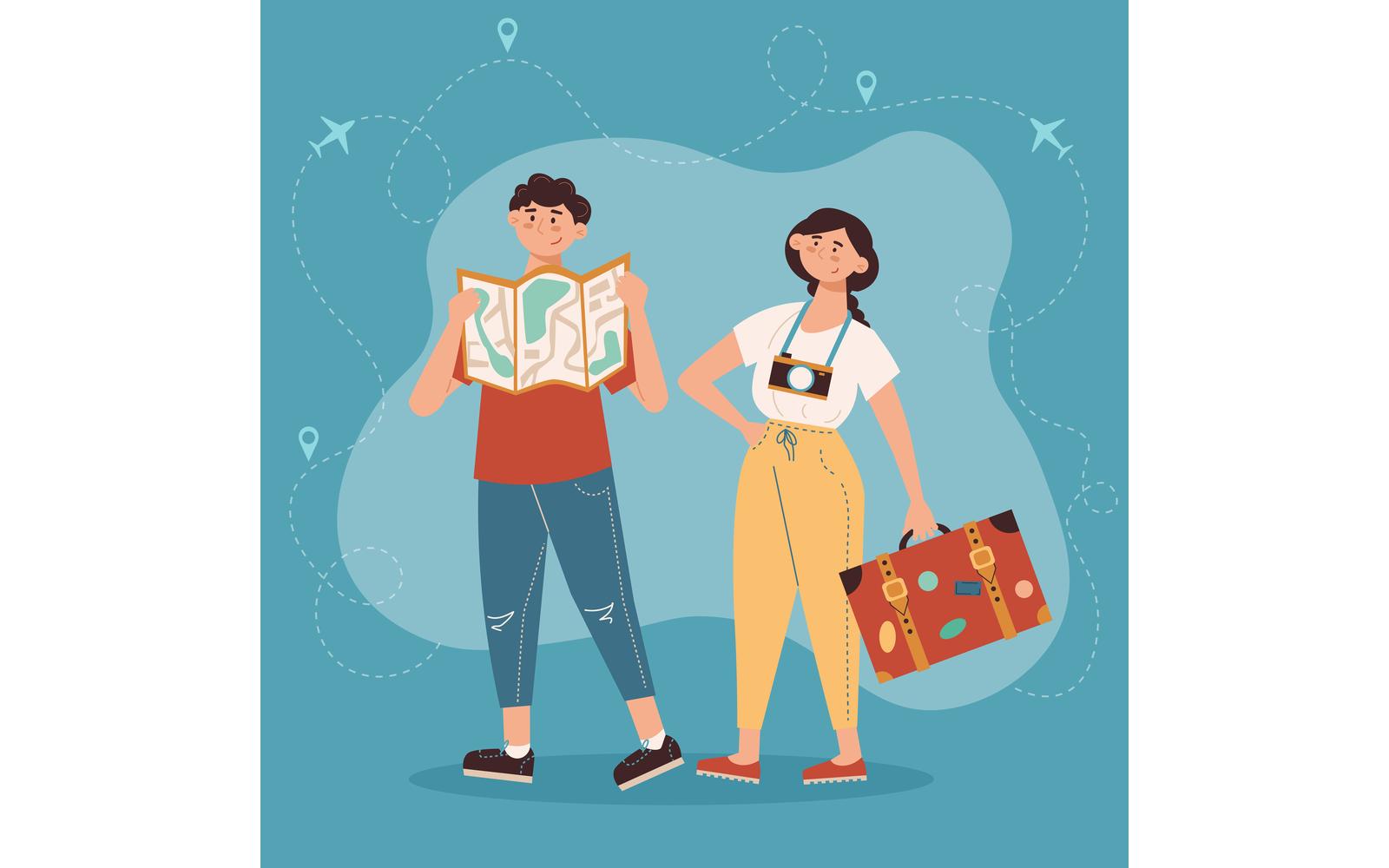 Travel Vector Illustration Concept