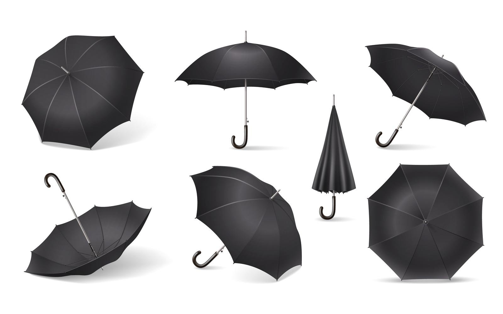 Realistic Umbrella 13 Vector Illustration Concept