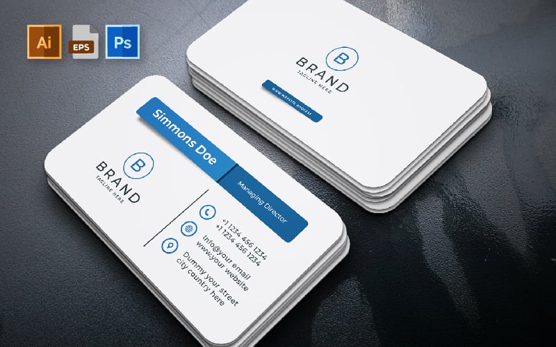 Multipurpose Business Card | Volume: 43 - Corporate Identity Template