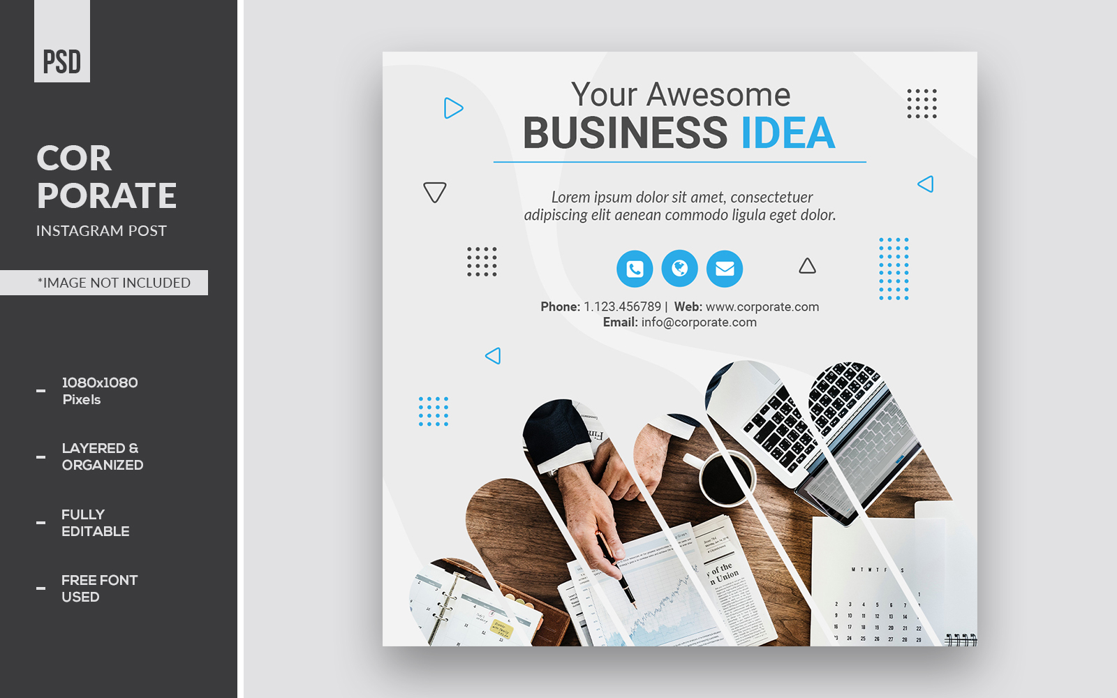 Business Idea Corporate Instagram Post And Social Media Ads Banner
