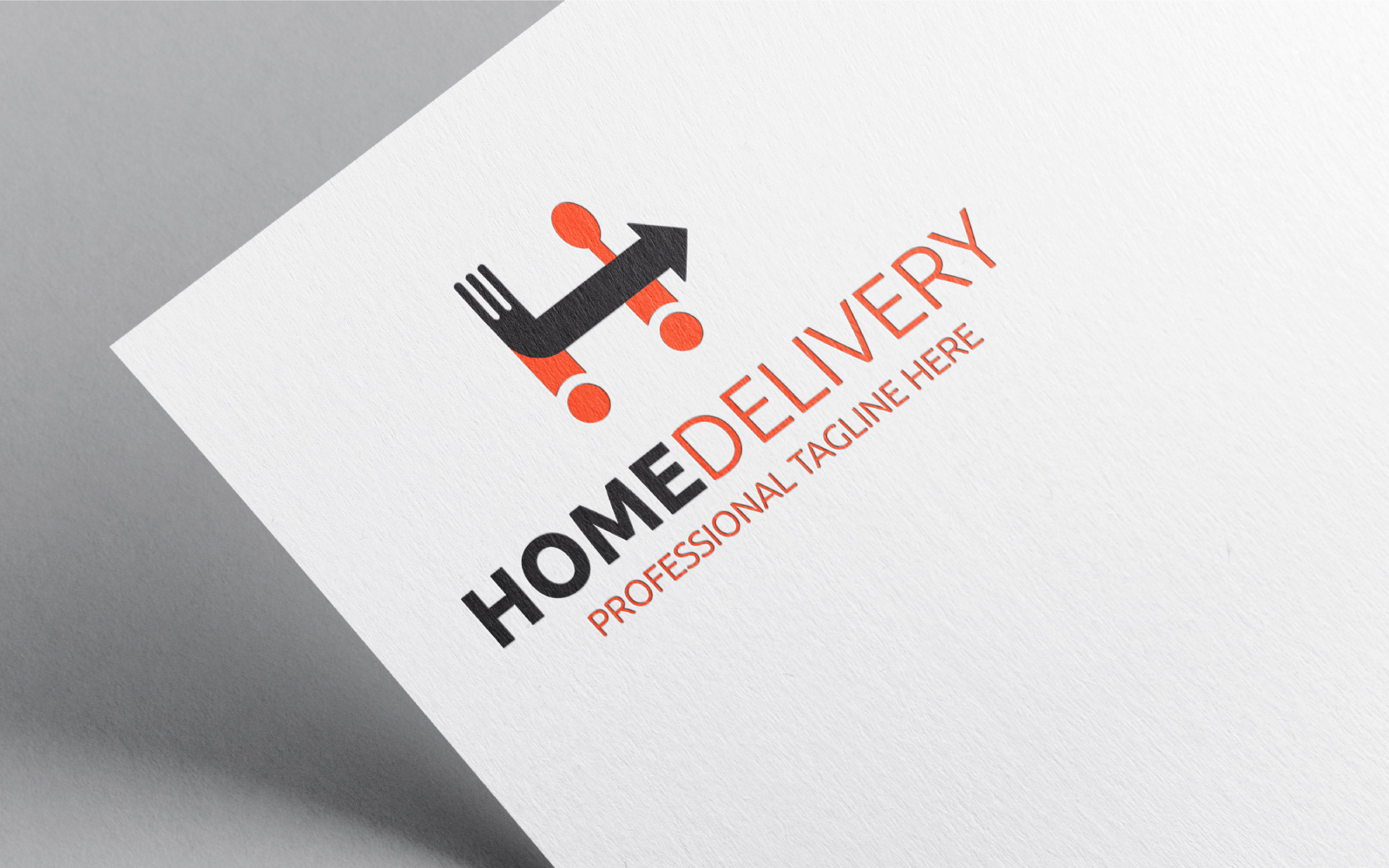 Home Delivery Food Logo Template