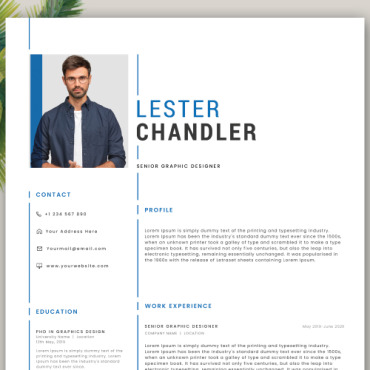 Design Cv Resume Templates 207153