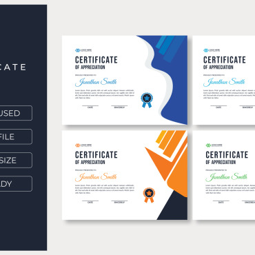 Theme Graphic Certificate Templates 207236