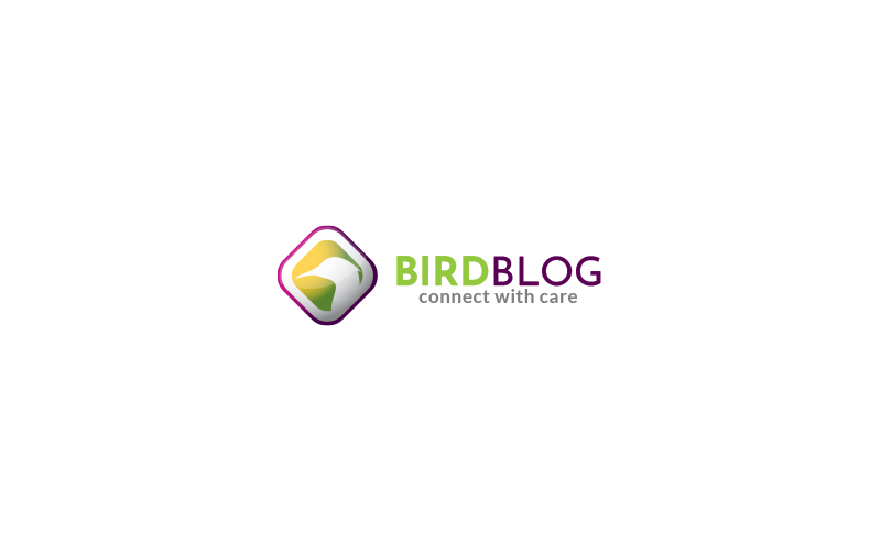 Big Bird Blog Logo Design Template
