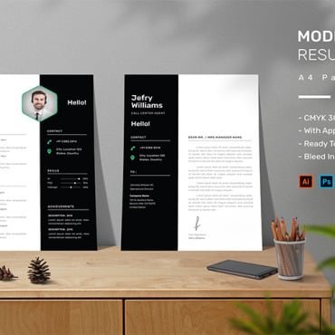 Business Work Resume Templates 207304