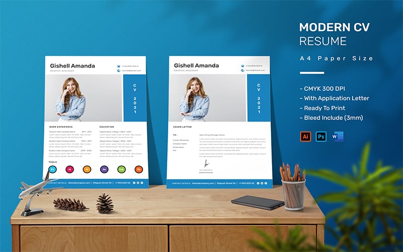 Gishell Amandha - CV Resume Template