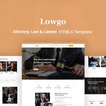 Law Firm Responsive Website Templates 207376