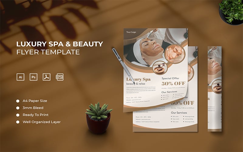 Luxury Spa - Flyer Template