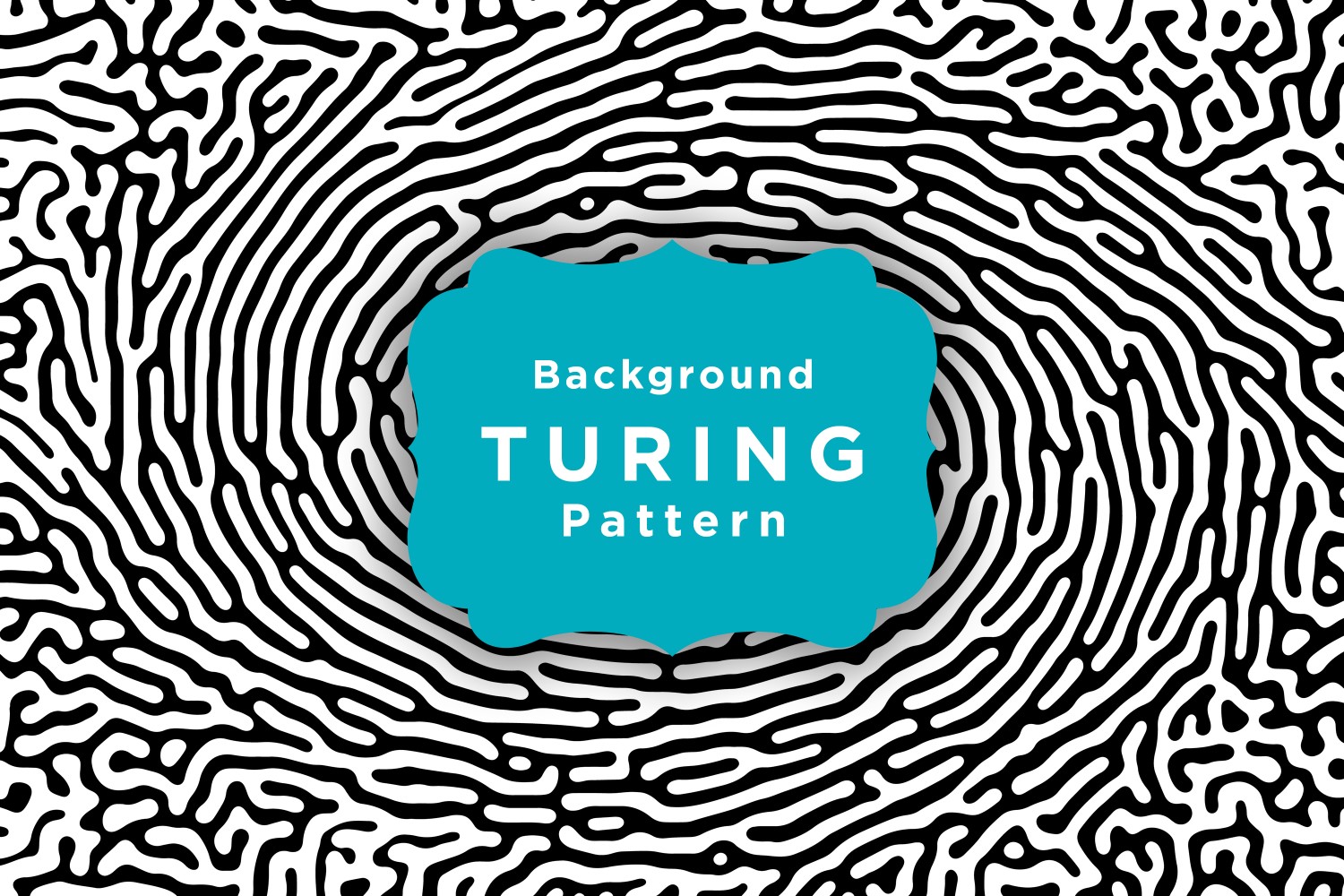 Turing Vector Pattern Background