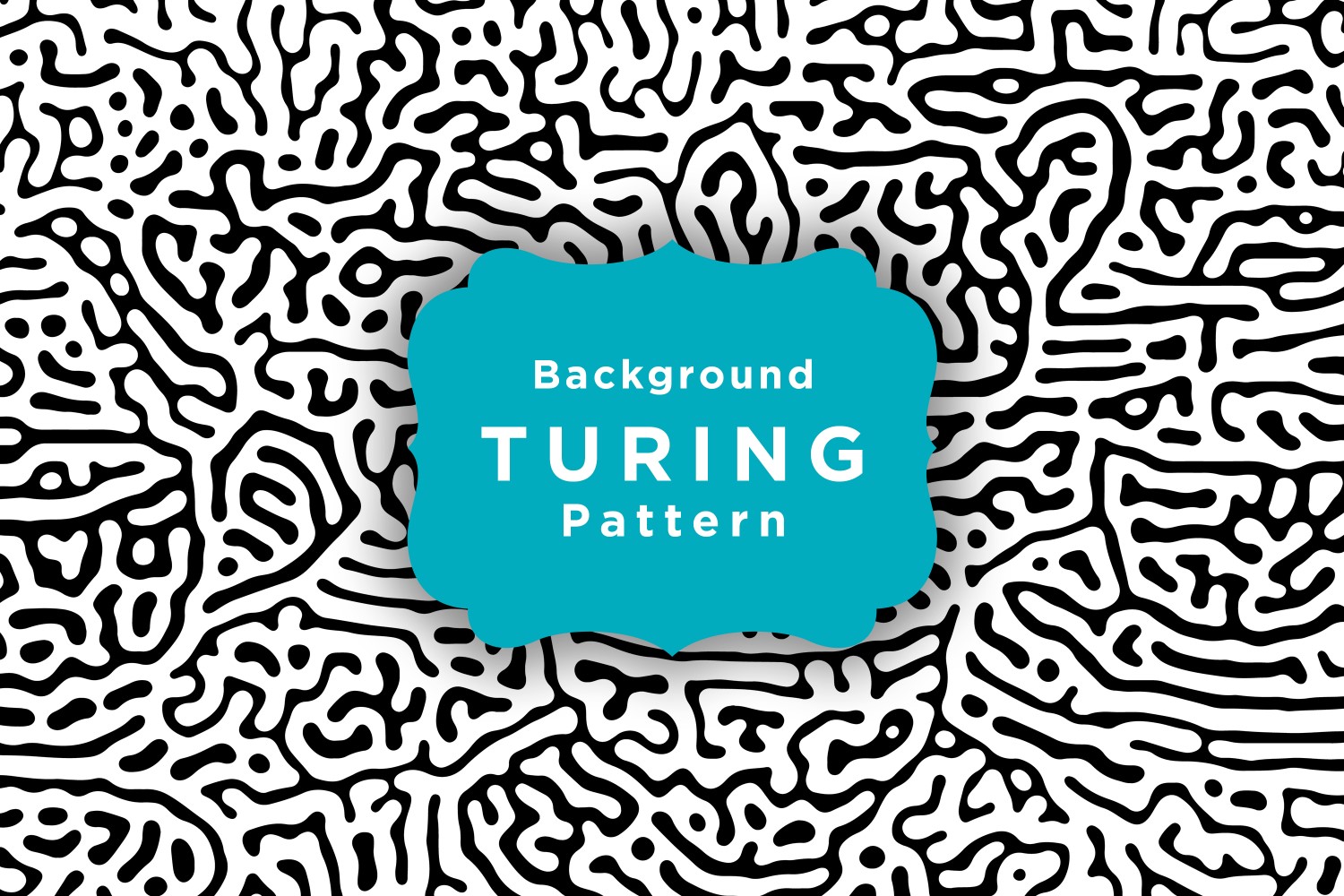 Abstract Turing Vector Pattern Background