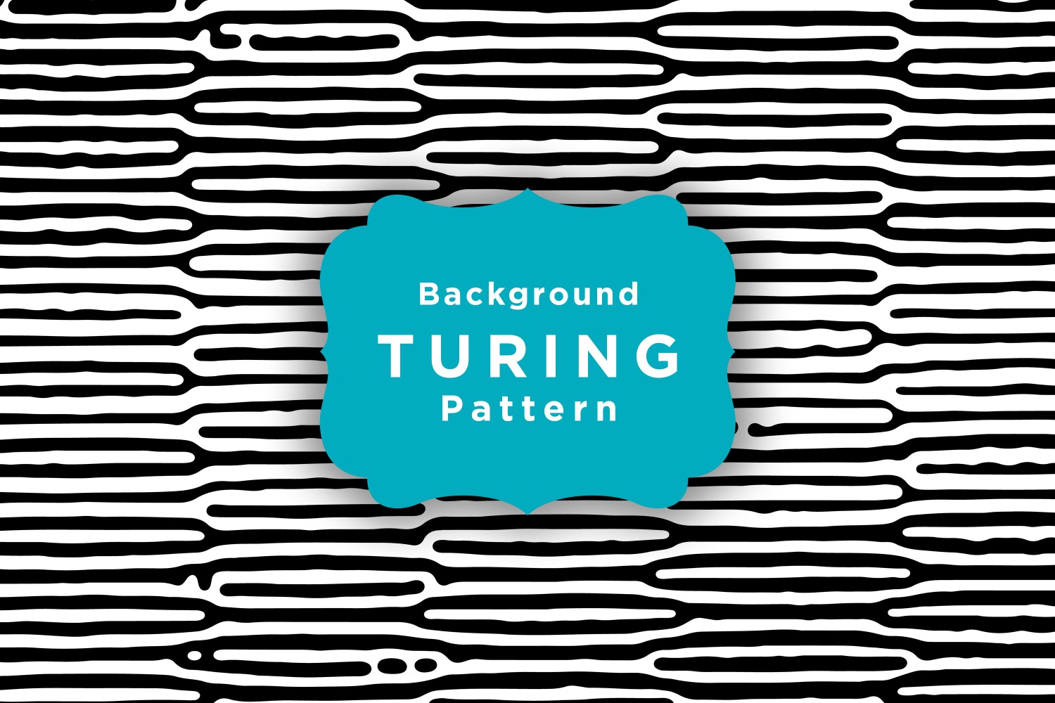 Turing Pattern Design Shape Background