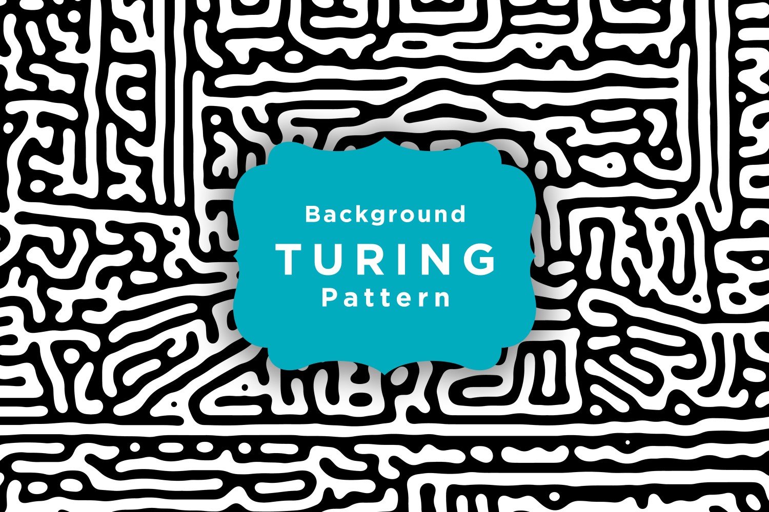 Abstract Turing Organic Background Turing Pattern