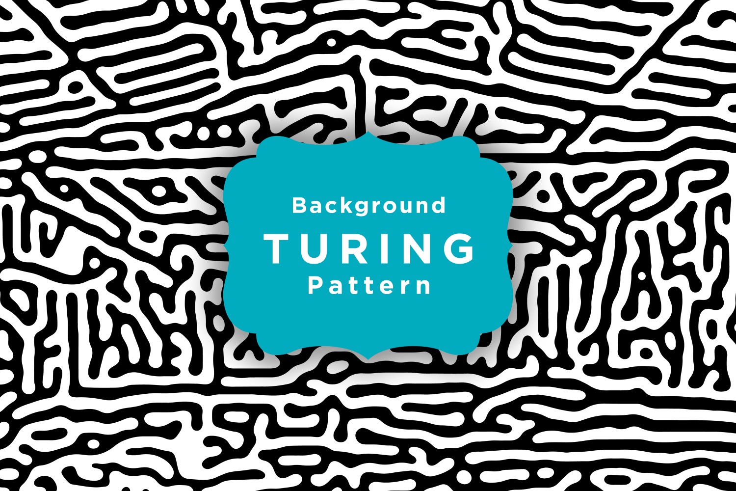 Abstract Turing Organic Pattern Wallpaper