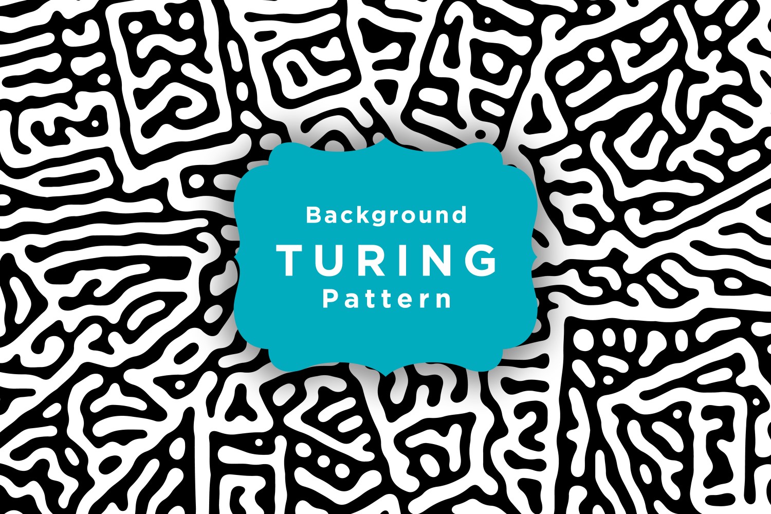 Turing Seamless Fabric Pattern Background