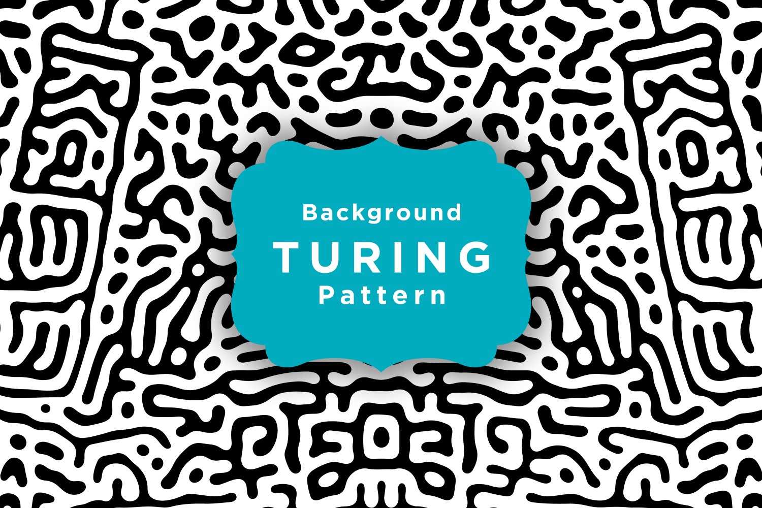 Seamless Turing Pattern Complex Fluid Turing Background Template