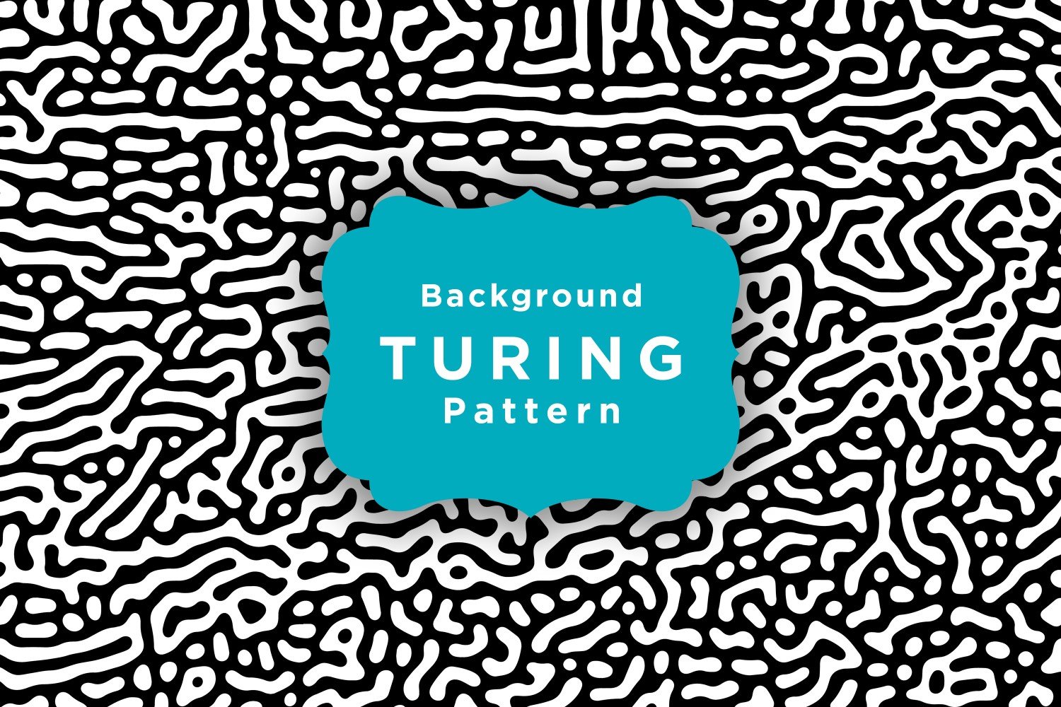 Turing Abstract Pattern Wallpaper Template