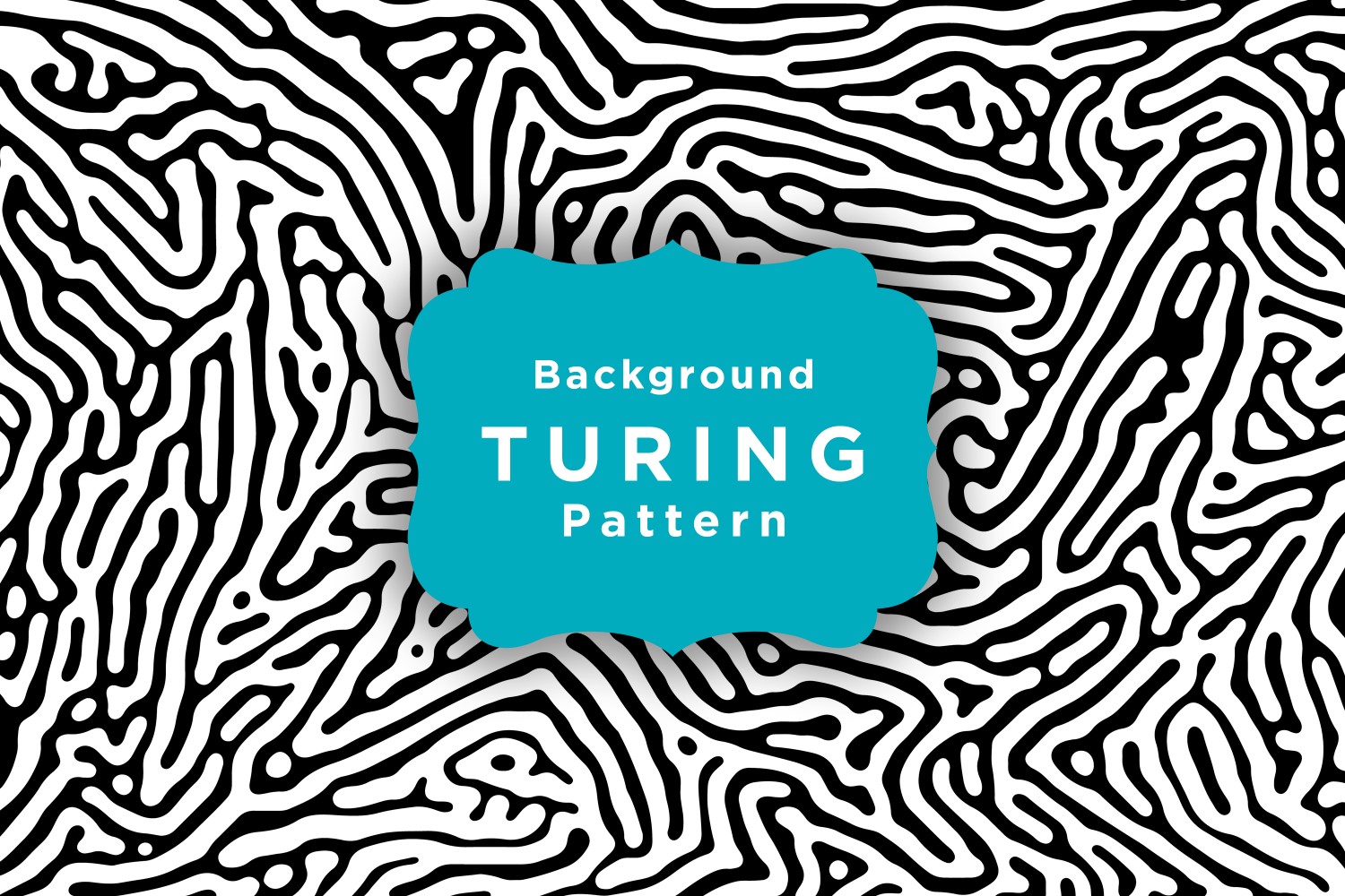 Turing Abstract Pattern Wallpaper Background Template