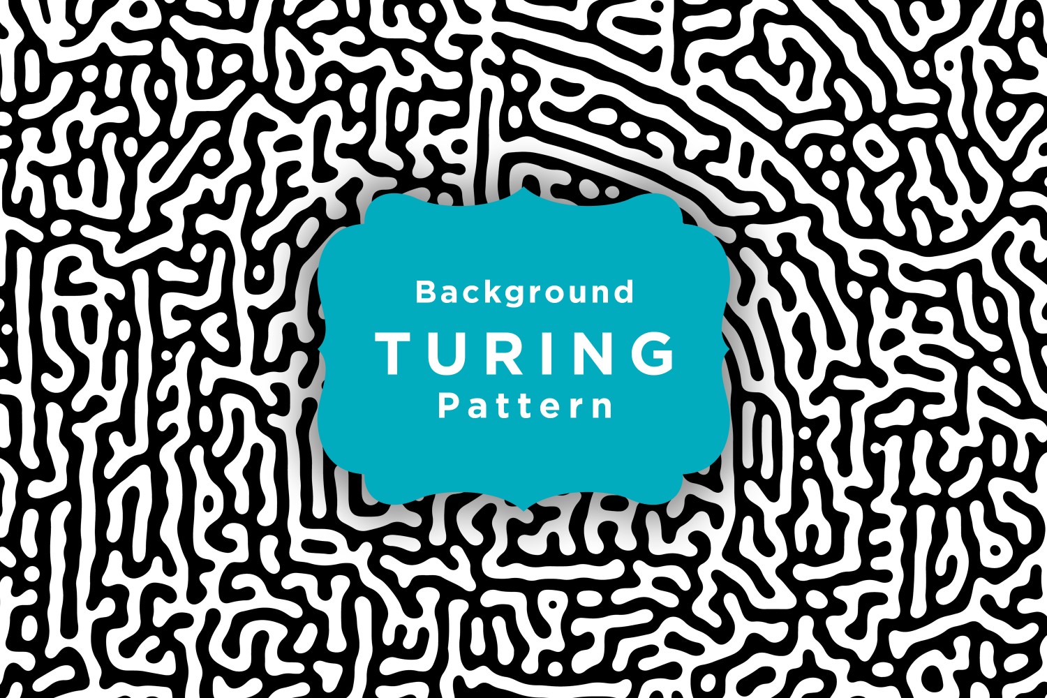 Turing Vector Seamless Pattern WallpaperTemplate