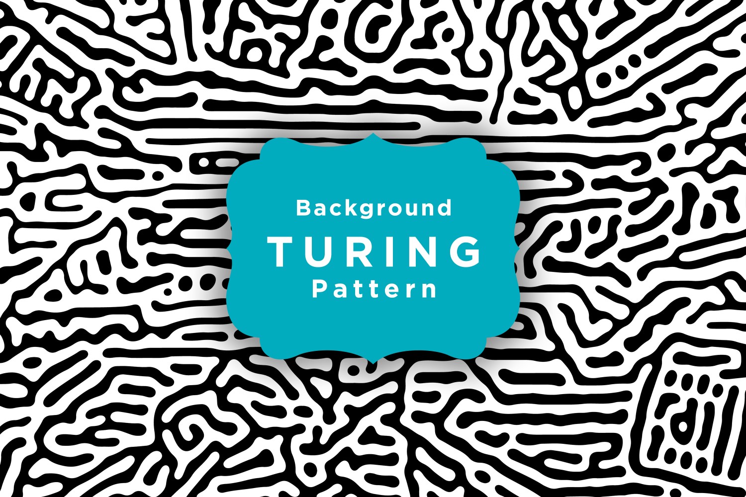 Turing Seamless Pattern Wallpaper Template