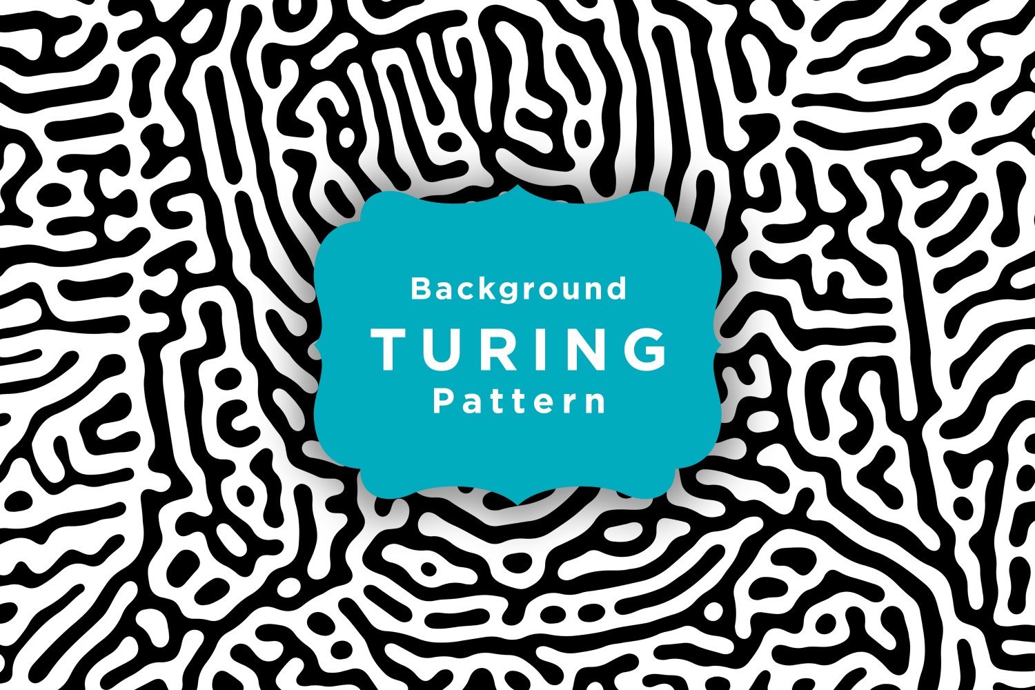 Turing Vector Seamless Pattern Template