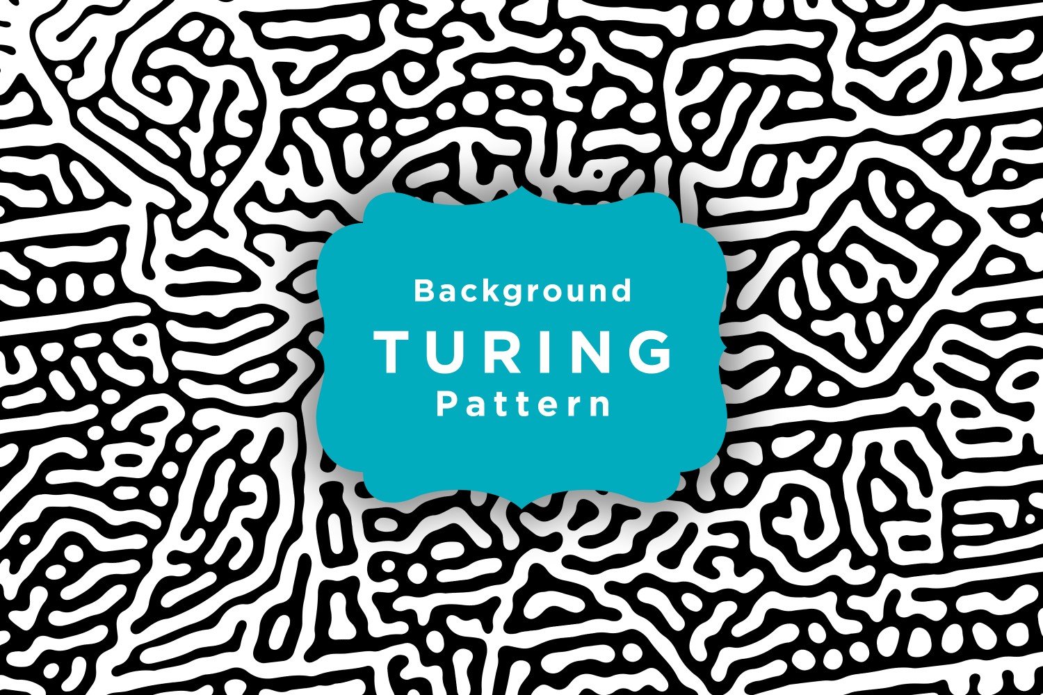 Minimalistic Turing Fabric Pattern Background