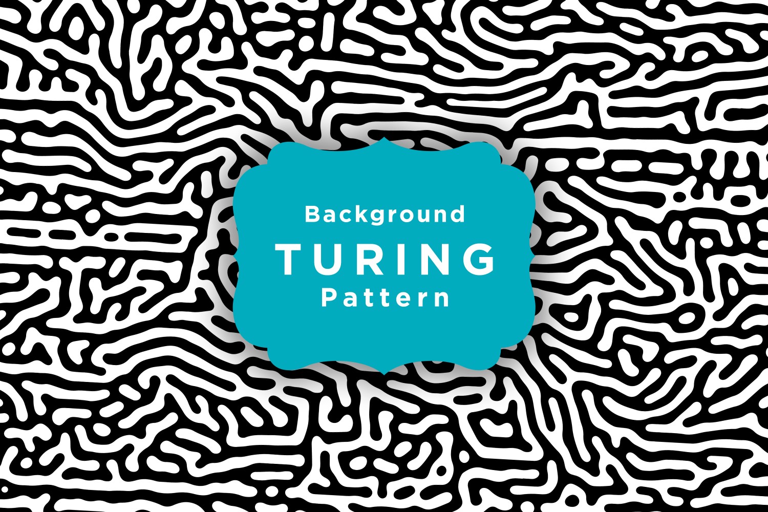 Monochrome Turing Background Template