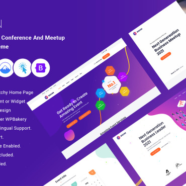 Conference Event WordPress Themes 207547