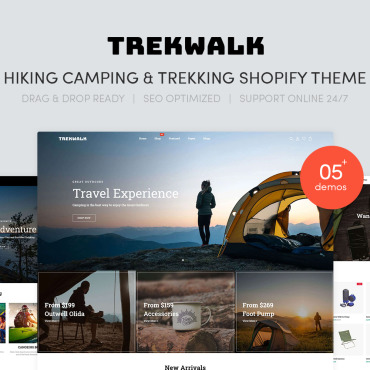 Camping Cottages Shopify Themes 207563