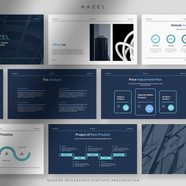 Statistic Infographic PowerPoint Templates 207725