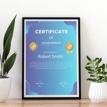 Award Vertical Certificate Templates 207780