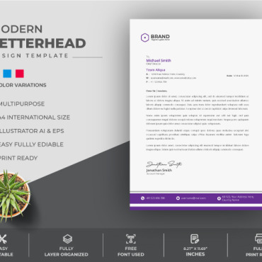 Templates Letterhead Corporate Identity 207801