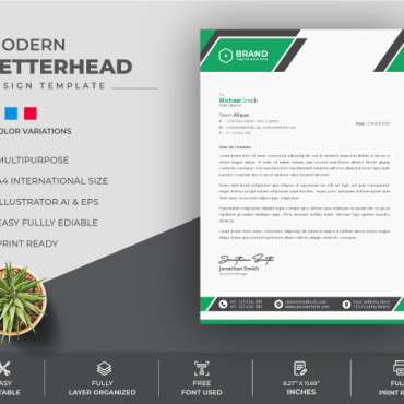 Letterhead Design Corporate Identity 207803