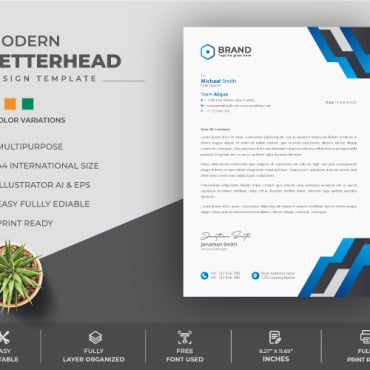 Letterhead Design Corporate Identity 207807