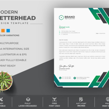 Letterhead Design Corporate Identity 207808