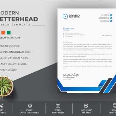 Letterhead Design Corporate Identity 207810