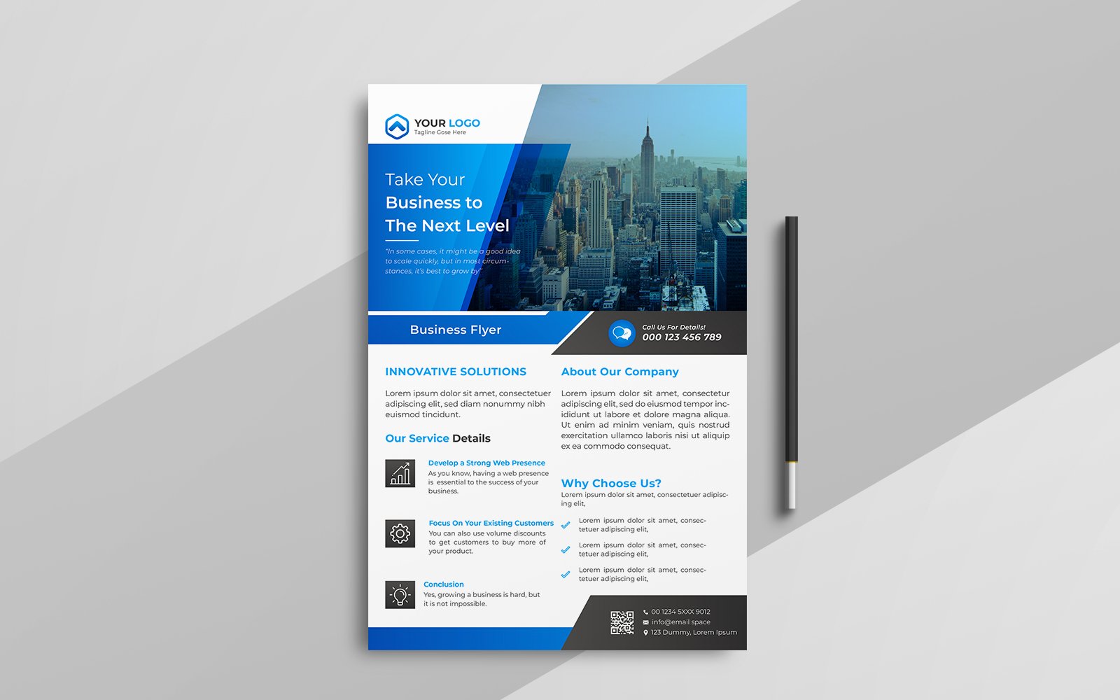 New Corporate Business Flyer Template