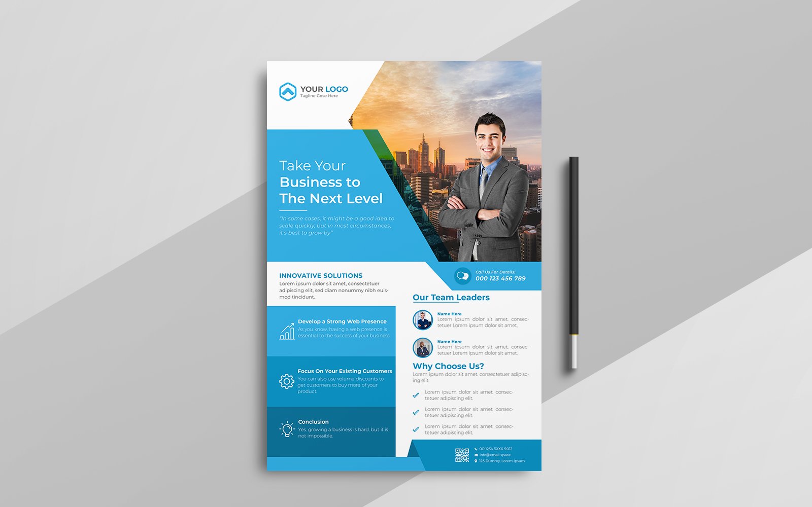 New Business Flyer Design Template